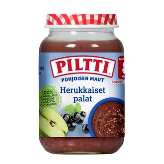 Piltti Pohjoisen maut 200g Herukkaiset palat marja- ja hedelmäsose 8kk