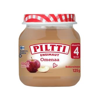 Piltti Ensimaut 125G Omenaa Hedelmäsose 4Kk
