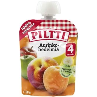 Piltti 90G Aurinkohedelmiä Hedelmäsose 4Kk Annospussi