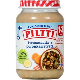 Piltti Pohjoisen Maut 190G Perunamuusia Ja Poronkäristystä Lastenateria 1-3V