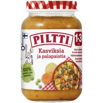 Piltti 190G Kasviksia Ja Palapaistia Lastenateria 1-3V