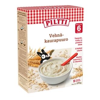 Piltti 270G Kaurapuuro Täysjyvästä Puurojauhe 5Kk