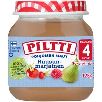 Piltti 125G Pohjoisen Maut Ruusunmarjainen Marja- Ja Hedelmäsose 4Kk