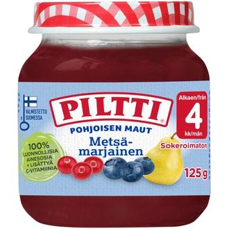 Piltti 125G Pohjoisen Maut Metsämarjainen Marja- Ja Hedelmäsose 4Kk