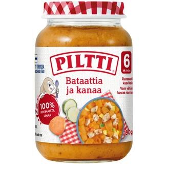Piltti 190G Bataattia Ja Kanaa Lastenateria 6Kk