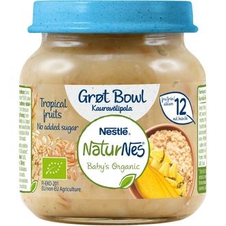 Nestlé Naturnes 125G Luomu Tropical Fruits Kauravälipala 12Kk