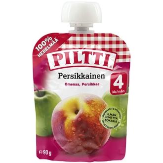 Piltti 90G Persikkainen Omena-Persikkasose 4Kk Annospussi