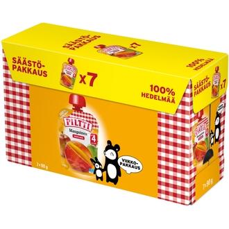 Piltti 7X90g Mangoinen Hedelmäsose 4Kk Annospussi