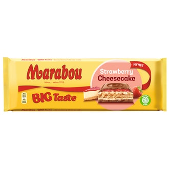 Marabou strawberry cheesecake 300g