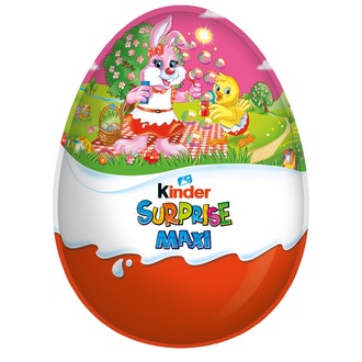Kinder Maxi Surprise Pink pääsiäinen maitosuklaahahmo sisältäen lelun 220g