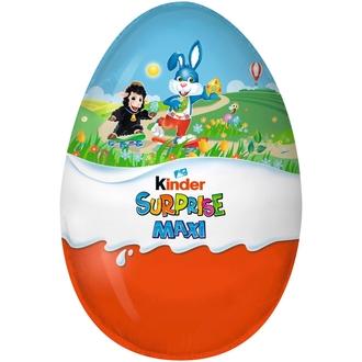 Kinder Maxi Surprise maitosuklaahahmo maitoisalla sisäpinnalla. sisältää lelun 220g pääsiäinen