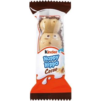 Kinder Happy Hippo Maito- ja kaakaokreemillä täytetty rapea vohvelipatukka20,7g