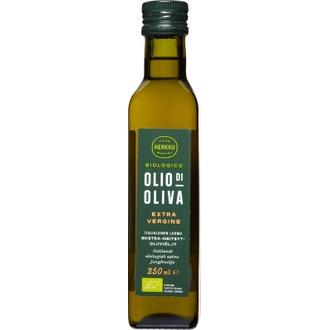 Herkku italialainen luomu ekstra-neitsytoliiviöljy 250ml