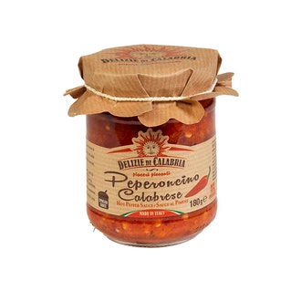 Delizie di Calabria Peperoncino Calabrese chilimurska auringonkukkaöljyssä 180g