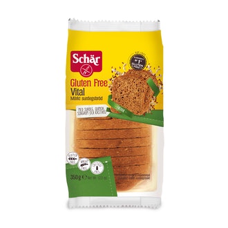 Schär 350G VITAL TUMMA VIIPALELEIPÄ GLUTEENITON