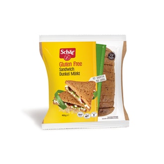 Schär tumma viipaleleipä 400g gluteeniton