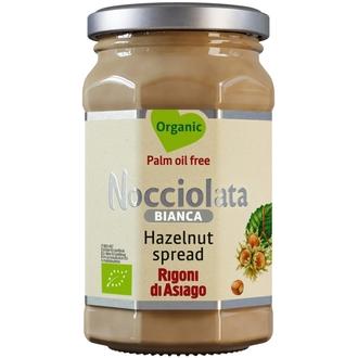 Rigoni di Asiago Nocciolata Luomu Vaalea hasselpähkinälevite 250g