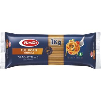 Barilla Täysjyvä Spaghetti n.5 durumtäysjyvävehnästä valmistettu pasta 1kg