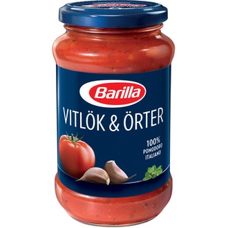 Barilla 400g tomaattikastike, jossa valkosipulia, punaviini ja yrttejä