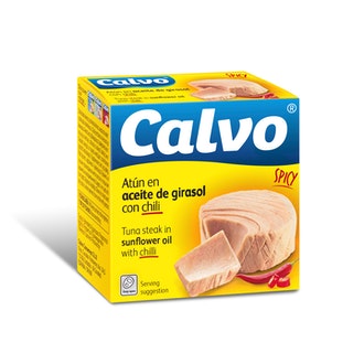 Calvo tonnikalapala auringonkukkaöljyssä chilillä 80g/52g