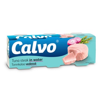 Calvo tonnikala vedessä 3x80/56g