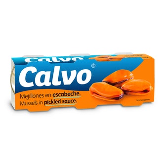Calvo Simpukkaa mausteliemessä 3x80g