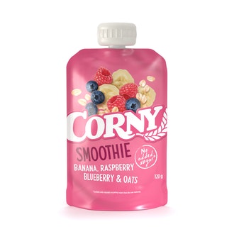 Corny Smoothie banaani, vadelma, mustikka & kaura 120g