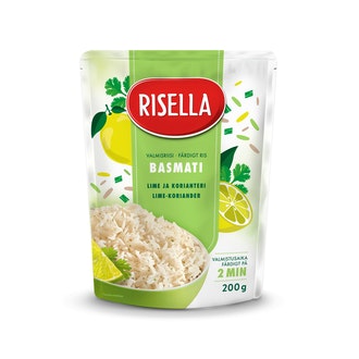 Risella basmatiriisi lime-korianteri 200g valmisriisi