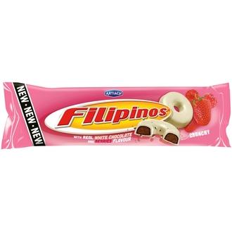 Filipinos 128g Punaiset marjat valkosuklaakeksi