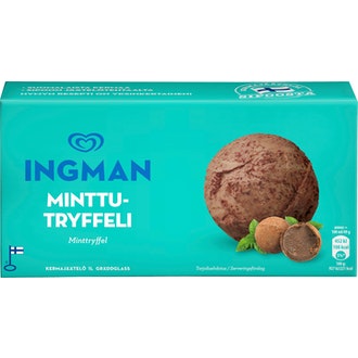 Ingman kermajäätelö minttutryffeli 1l