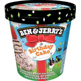 Ben & Jerry\'s jäätelö 465ml/419g Birthday cake