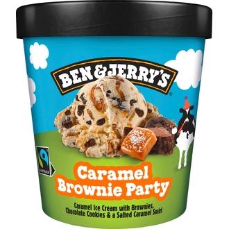 Ben & Jerry\'s Caramel Brownie Party Jäätelöjälkiruoka 465 ML