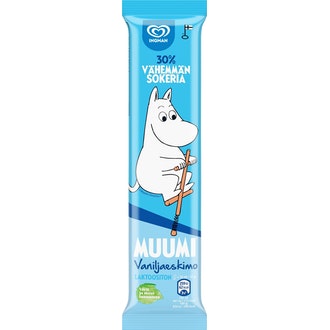 Ingman Muumi jäätelöpukko 31g vanilja eskimo laktoositon