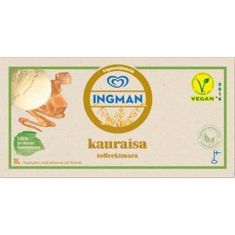 Ingman jäätelö 1l Kauraisa Toffeekimara