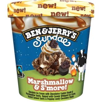 Ben & Jerry\'s  Sundae Marshmallow & S\'more! Jäätelö     427ml/316g