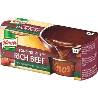 Knorr Fond du Chef tumma naudanliha-annosfondi 4x28g