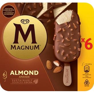 Magnum Almond Jäätelö Monipakkaus 660/492g 6 kpl