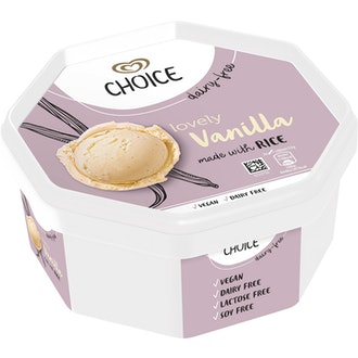 Choice vegaani 750ML / 410g jäätelö Vanilja