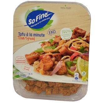 SoFine 180g marinoidut tofupalat thai luomu