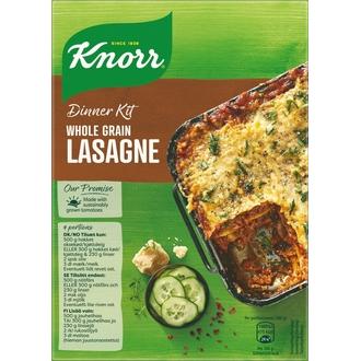 Knorr Täysjyvä Lasagne Ateria-aines Sisältää täysjyväpastaa 265 g 3–4 annosta