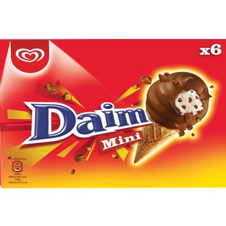 Daim Original Mini Jäätelö Monipakkaus 510ml/312g 6 kpl