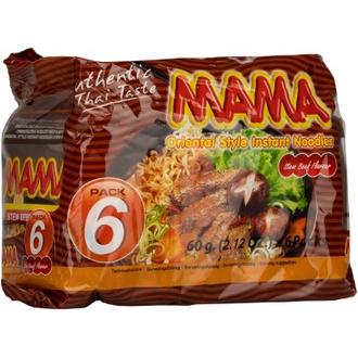 Mama 6-pack Lihanmakuinen nuudeli 6x60g