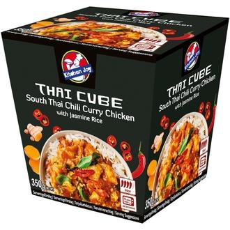 350g Kitchen Joy South Thai Chili Curry kanaa ja jasmiiniriisiä, pakasteateria