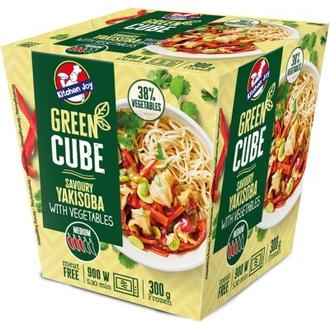 Kitchen Joy Green Cube savoury yakisoba - kasviksia ja nuudeleita 300g pakaste
